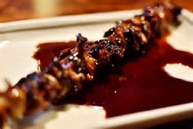 自家製のタレで焼き上げたうなぎの肝焼